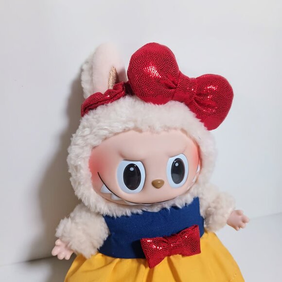 Custom Labubu Snow White Dress and Matching Bow - Picture 6 of 7